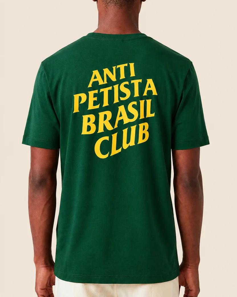 Camiseta verde — costas