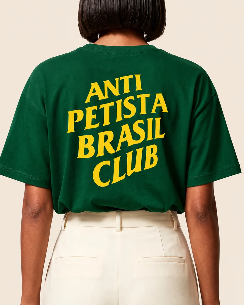 Camiseta verde — costas
